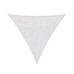 Compleet pakket: Sunfighters driehoek 5m Wit met RVS Bevestigingsset en buitendoekreiniger