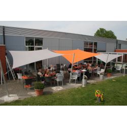 Umbrosa Ingenua schaduwzeil vierkant 3x3 m solidum natural