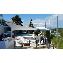 Umbrosa Ingenua schaduwzeil vierkant 3x3 m solidum natural