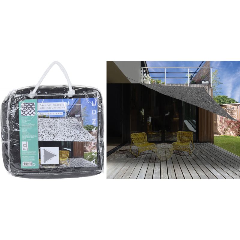 CAMOUFLAGE SCHADUWDOEK 3,6X3,6