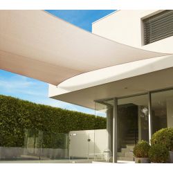 Coolaroo schaduwdoek Vierkant 5,4x5,4m Zand