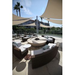 Umbrosa Ingenua schaduwdoek driehoek 4x4x4 m solidum canvas