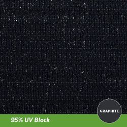 Coolaroo schaduwdoek driehoek 5x5x5m Grafiet