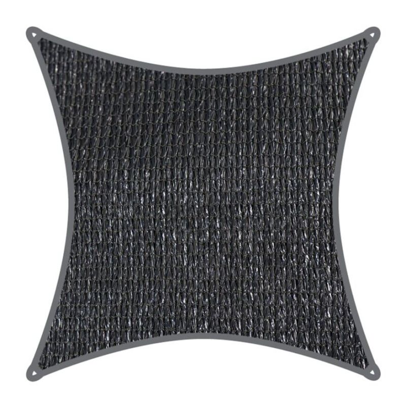 Coolaroo schaduwdoek Vierkant 3x3m Grafiet