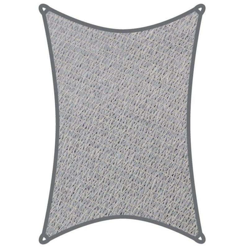 Coolaroo schaduwdoek rechthoek 5x3m Grijs