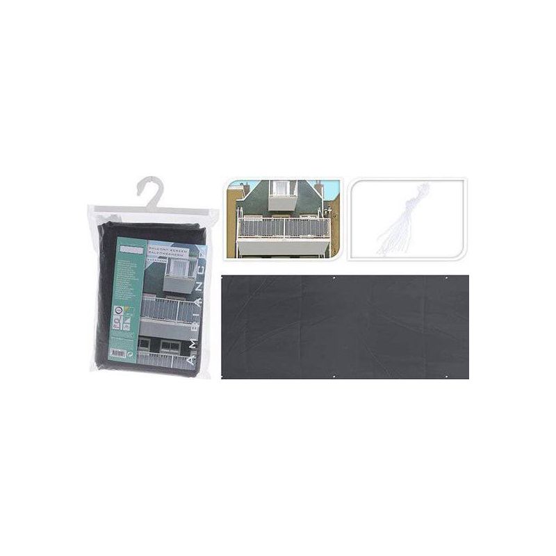 Balkon scherm donkergrijs