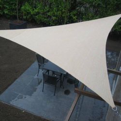 NC outdoor schaduwdoek driehoek 3.6m Wit