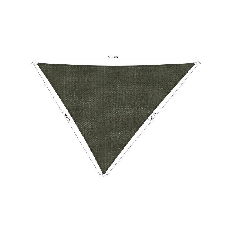 Shadow comfort driehoek Deep Grey 4,5x5x5,5m