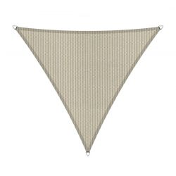 Compleet pakket: Shadow Comfort driehoek 3,5x4x4,5 Sahara Sand  met RVS Bevestigingsset en buitendoekreiniger