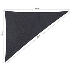 Shadow Comfort 90 graden driehoek 4x5x6,4m Arctic White