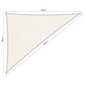 Shadow Comfort driehoek 3x4x5m Arctic White