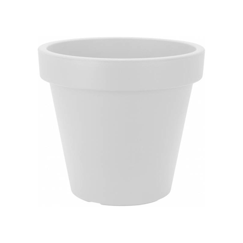Bloempot rond 35cm Wit