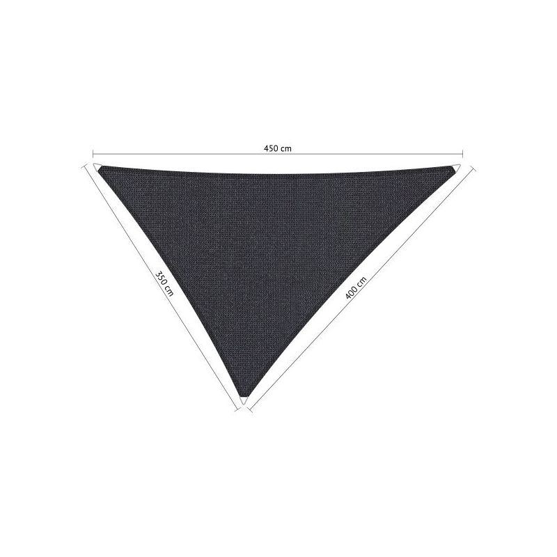 Shadow Comfort driehoek 3,5x4x4,5m Carbon Black