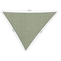 Shadow comfort driehoek Moonstone Green 5x5,5x6m
