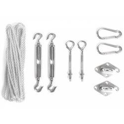 Shadow comfort driehoek Moonstone Green 5x5,5x6m